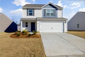 A house with a driveway 