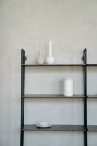 vertical storage shelf 