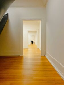 A room and hallway 